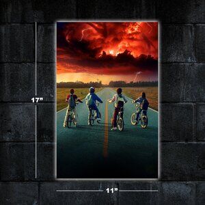 Stranger Things poster - 11x17 wall art print merch gift netflix series movie